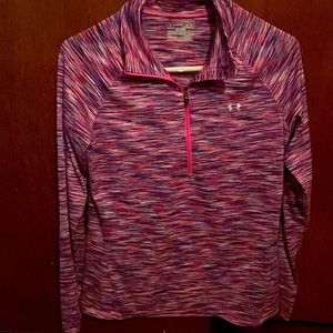 Under Armour Women’s Medium 1/2 zip Multi-color Top All season gear